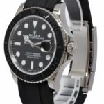 NEW Rolex Yacht-Master 42mm 18kt White Gold Men's Oysterflex Watch B/P 24 226659