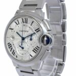 Cartier Ballon Bleu XL 44mm Chronograph Steel Mens Automatic Watch W6920002 3109