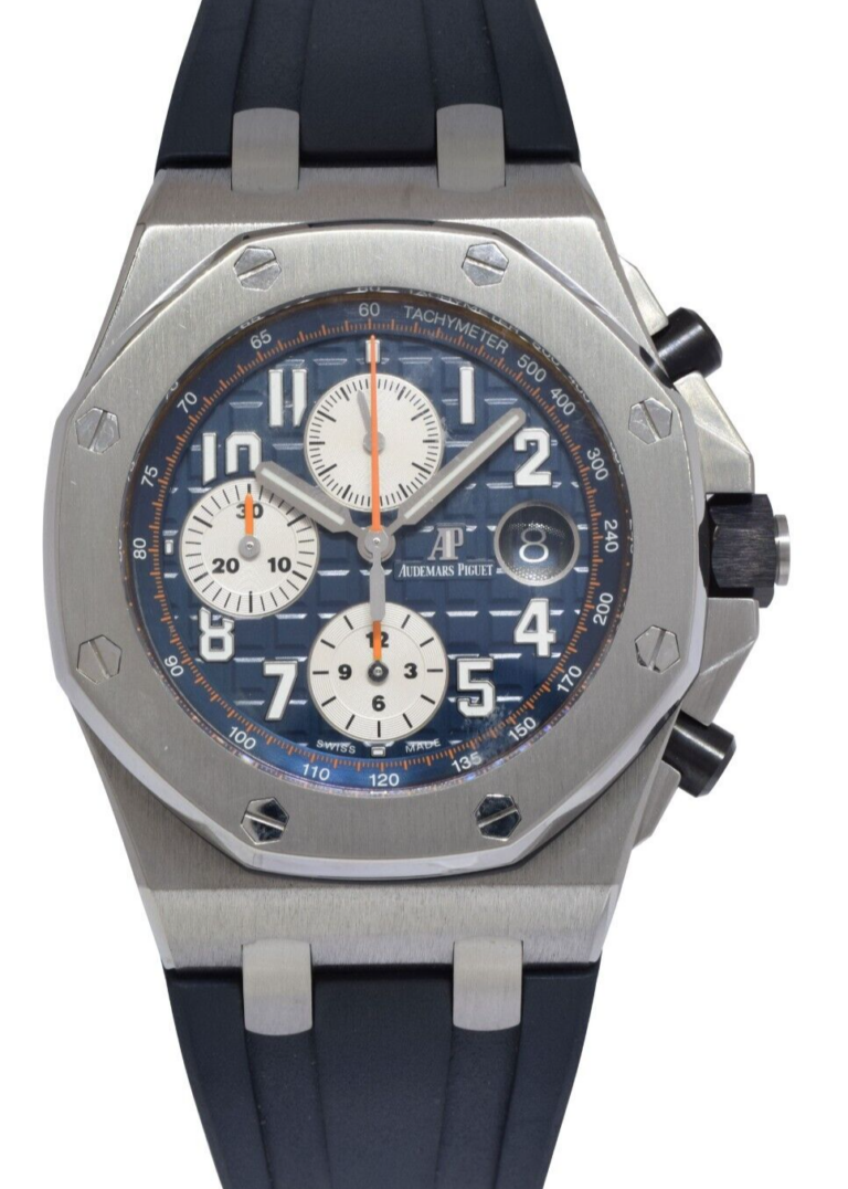 Audemars Piguet Royal Oak Offshore Steel Blue 42mm Watch 26470ST.OO.A027CA.01