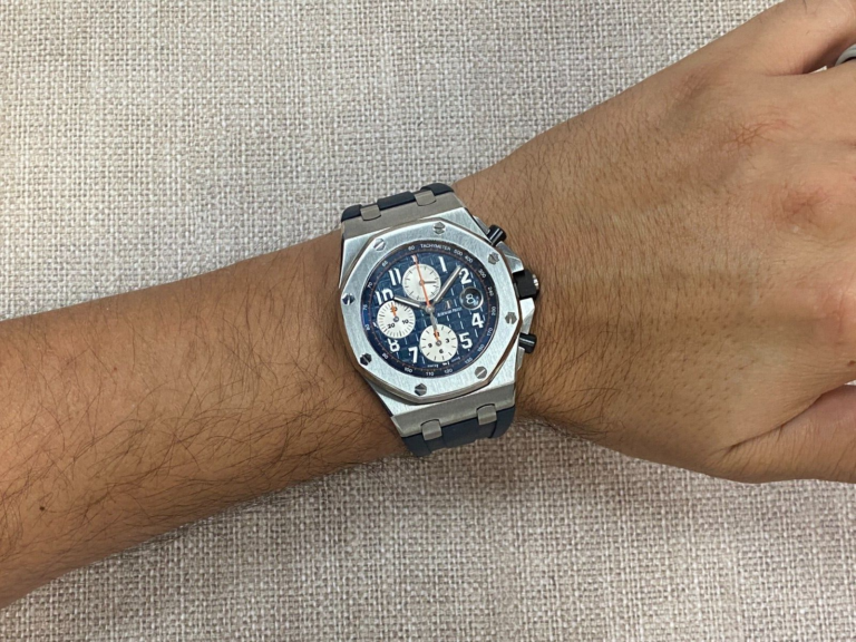 Audemars Piguet Royal Oak Offshore Steel Blue 42mm Watch 26470ST.OO.A027CA.01