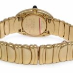 Cartier Baignoire 18k Yellow Gold Ivory Dial Ladies Quartz Watch W1506056 1952