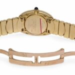 Cartier Baignoire 18k Yellow Gold Ivory Dial Ladies Quartz Watch W1506056 1952