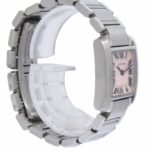 Cartier Tank Francaise Small Steel Pink MOP Ladies Quartz 20mm Watch 2384