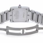 Cartier Tank Francaise Small Steel Pink MOP Ladies Quartz 20mm Watch 2384