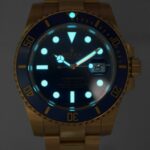 Rolex Submariner Date 18k Yellow Gold Blue Ceramic 40mm Watch +Card '19 116618