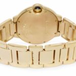 Cartier Ballon Bleu 36mm 18k Yellow Gold Diamond Bezel Watch WE9004Z3 3002