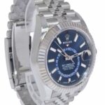 NEW Rolex Sky-Dweller 18k WG/Steel Blue Dial 42mm Jubilee Watch B/P '24 336934