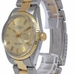 Rolex Datejust 14k Yellow Gold/Steel Champagne Dial 31mm Watch +Papers '79 6827