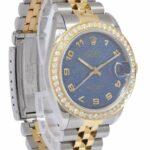 Rolex Datejust 18k Yellow Gold/Steel Blue Jubilee 
Diamond 31mm Watch '87 68273