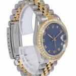 Rolex Datejust 18k Yellow Gold/Steel Blue Jubilee 
Diamond 31mm Watch '87 68273