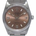 Rolex Air-King Precision Steel Salmon Dial 34mm Automatic Watch U 14000