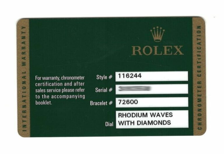 Rolex Datejust Steel Rhodium Wave Diamond 36mm Watch +Card '12 116244