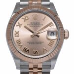 Rolex Datejust 31 18k Rose Gold/Steel Ladies Jubilee Watch +Card '23 278271