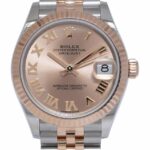 Rolex Datejust 31 18k Rose Gold/Steel Ladies Jubilee Watch +Card '23 278271