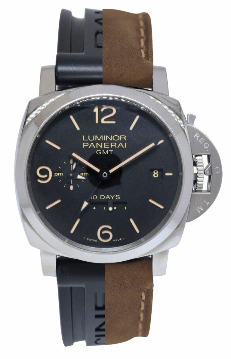 Panerai Luminor GMT PAM 533 Steel 10 Days Power Reserve 44mm Watch B/P PAM00533