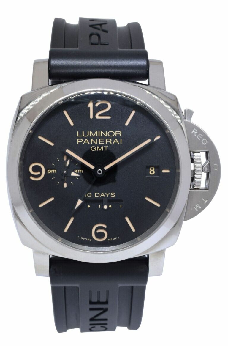 Panerai Luminor GMT PAM 533 Steel 10 Days Power Reserve 44mm Watch B/P PAM00533