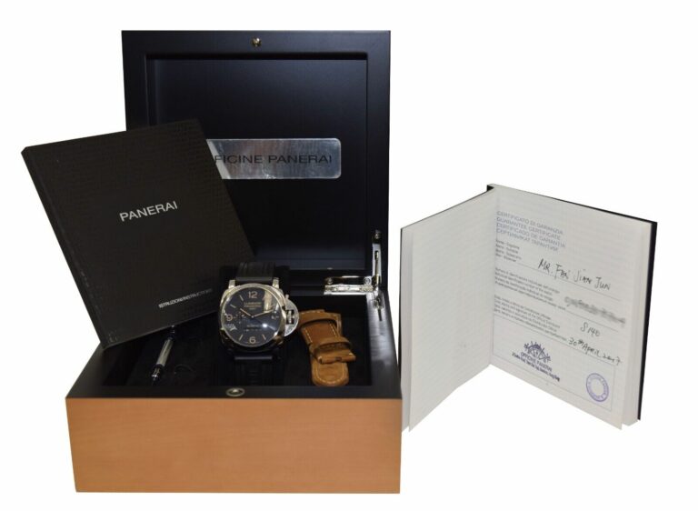 Panerai Luminor GMT PAM 533 Steel 10 Days Power Reserve 44mm Watch B/P PAM00533