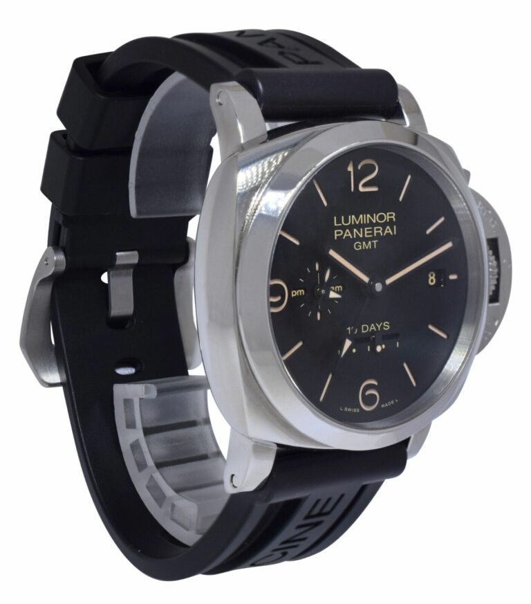 Panerai Luminor GMT PAM 533 Steel 10 Days Power Reserve 44mm Watch B/P PAM00533