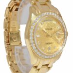 Rolex Masterpiece 18k Yellow Gold Champagne Jubilee Diamond 39mm Watch B/P 18948